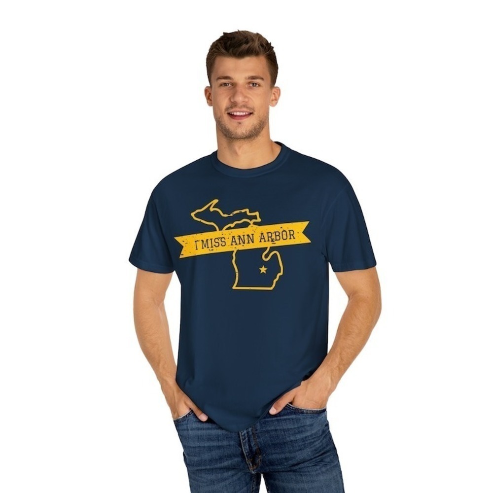 I Miss Ann Arbor University Of Michigan College Town Fan T-Shirt